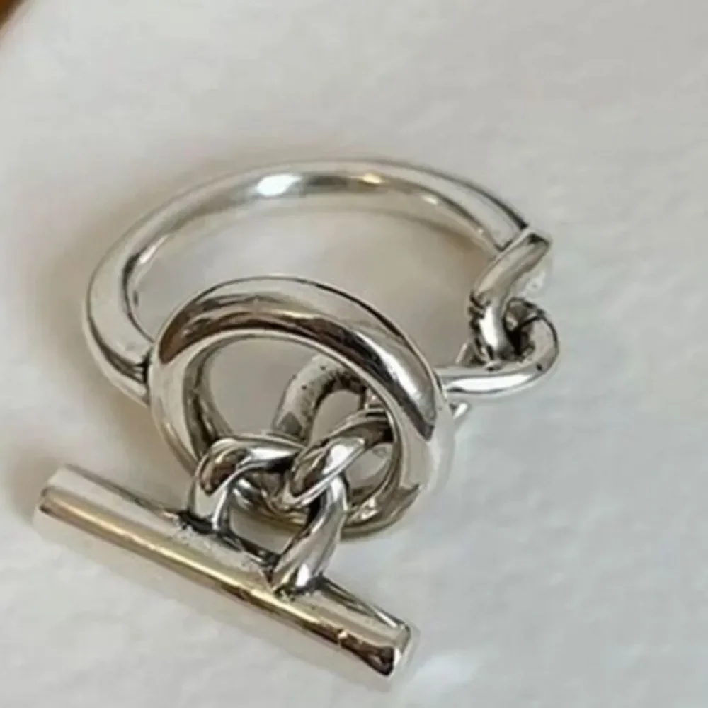 The toggle ring in 925 silver - Picture 2 of 7